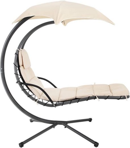 SONGMICS Hängesessel »GHC10BK GHC10BE«, Schwebeliege, mit Gestell und