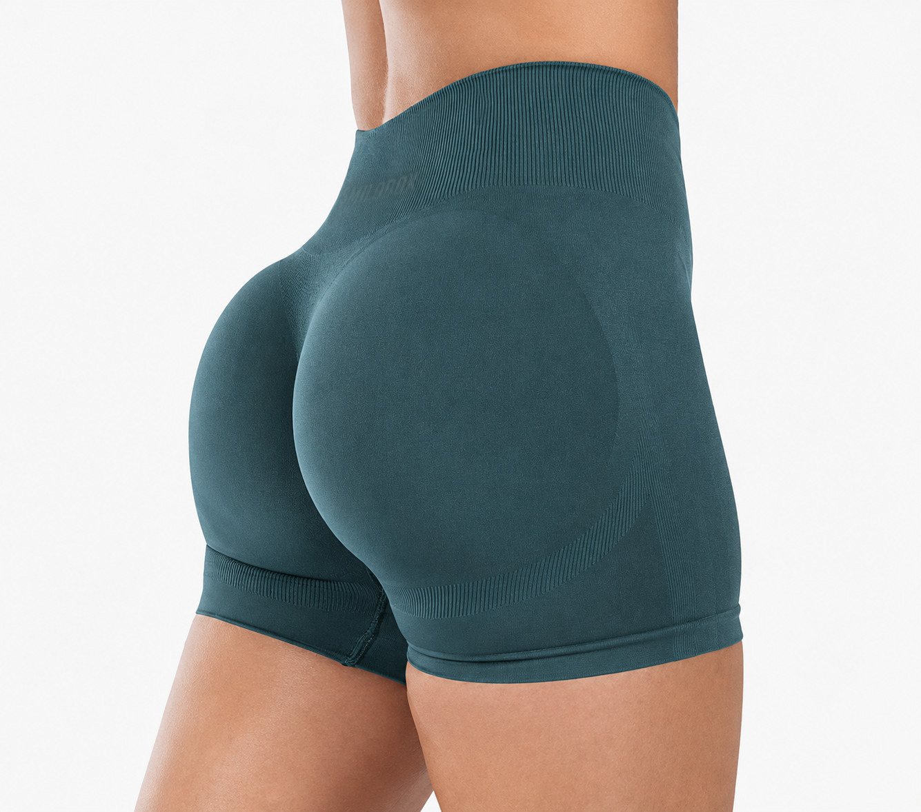 Smilodox Shorts Priska Gymshorts Damen, Shaped Fit, Seamless Radlerhose, Squatproof Scrunch, schweißabweisend, Funktionsmaterial, feminin, Komfort