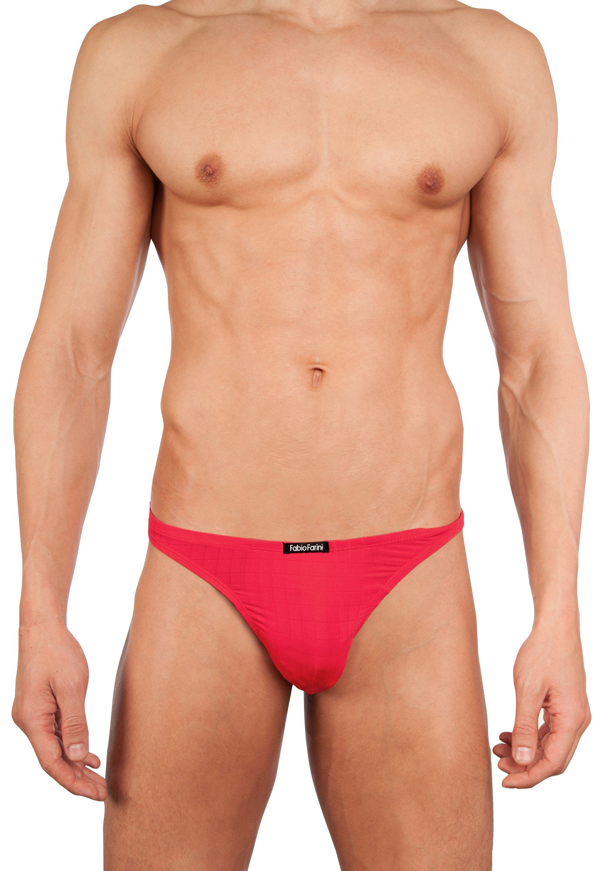Fabio Farini String Herren Unterhosen - Männer Tangas aus atmungsaktiver Mi günstig online kaufen