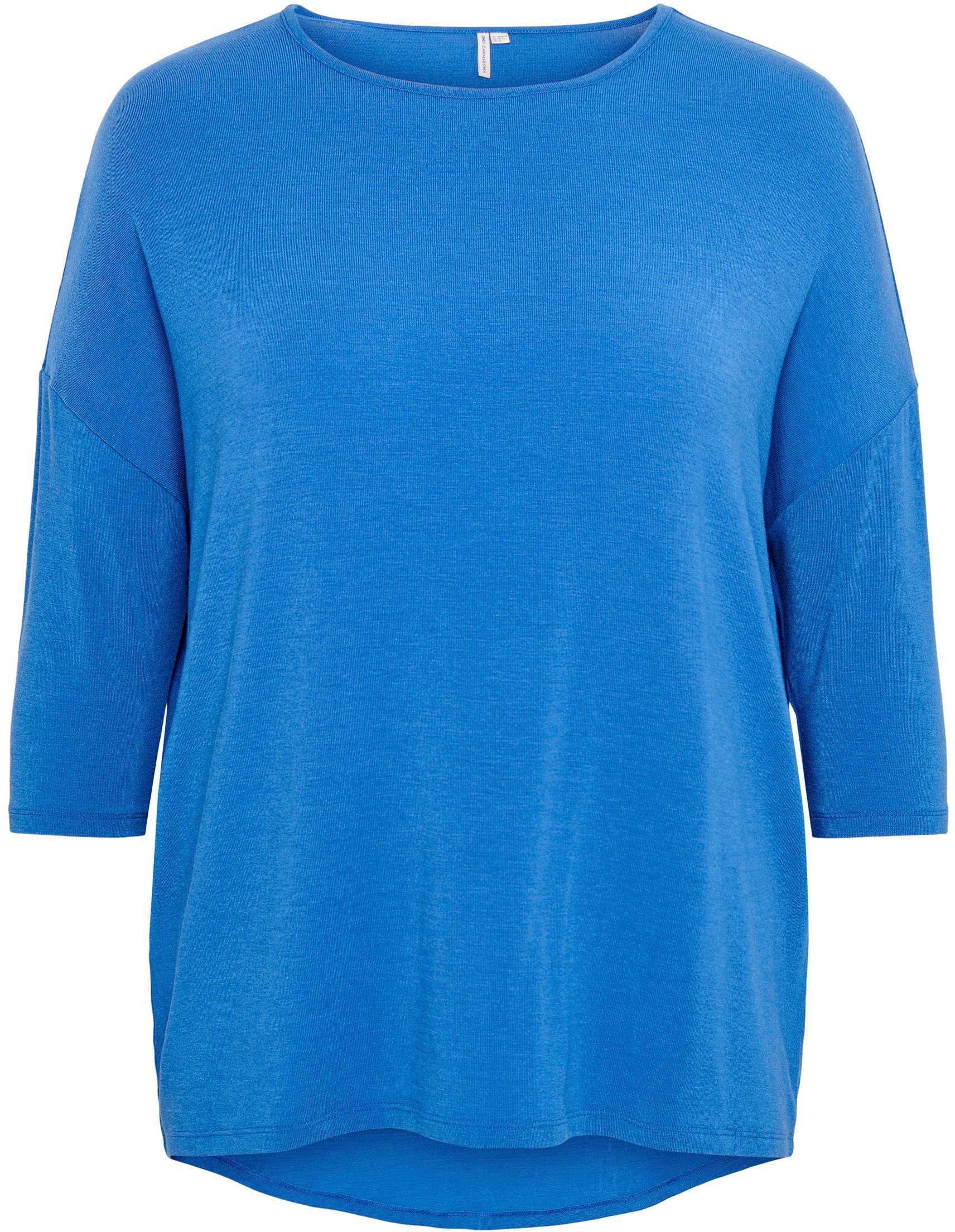 TOP JRS Strong ONLY CARLAMOUR NOOS 3/4 3/4-Arm-Shirt CARMAKOMA Blue