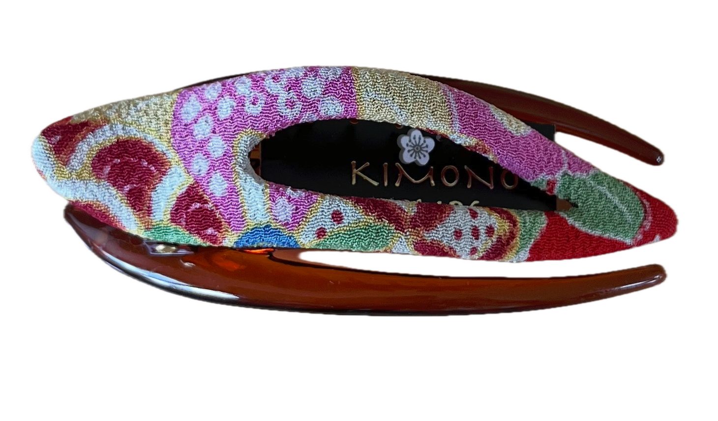 LK Trend & Style Haarklammer Kleiner Bogen, Klein aber richtig gut, Kimono Clip stehen für Qualität, hochwertiger Kunststoff mit Stoff überzogen