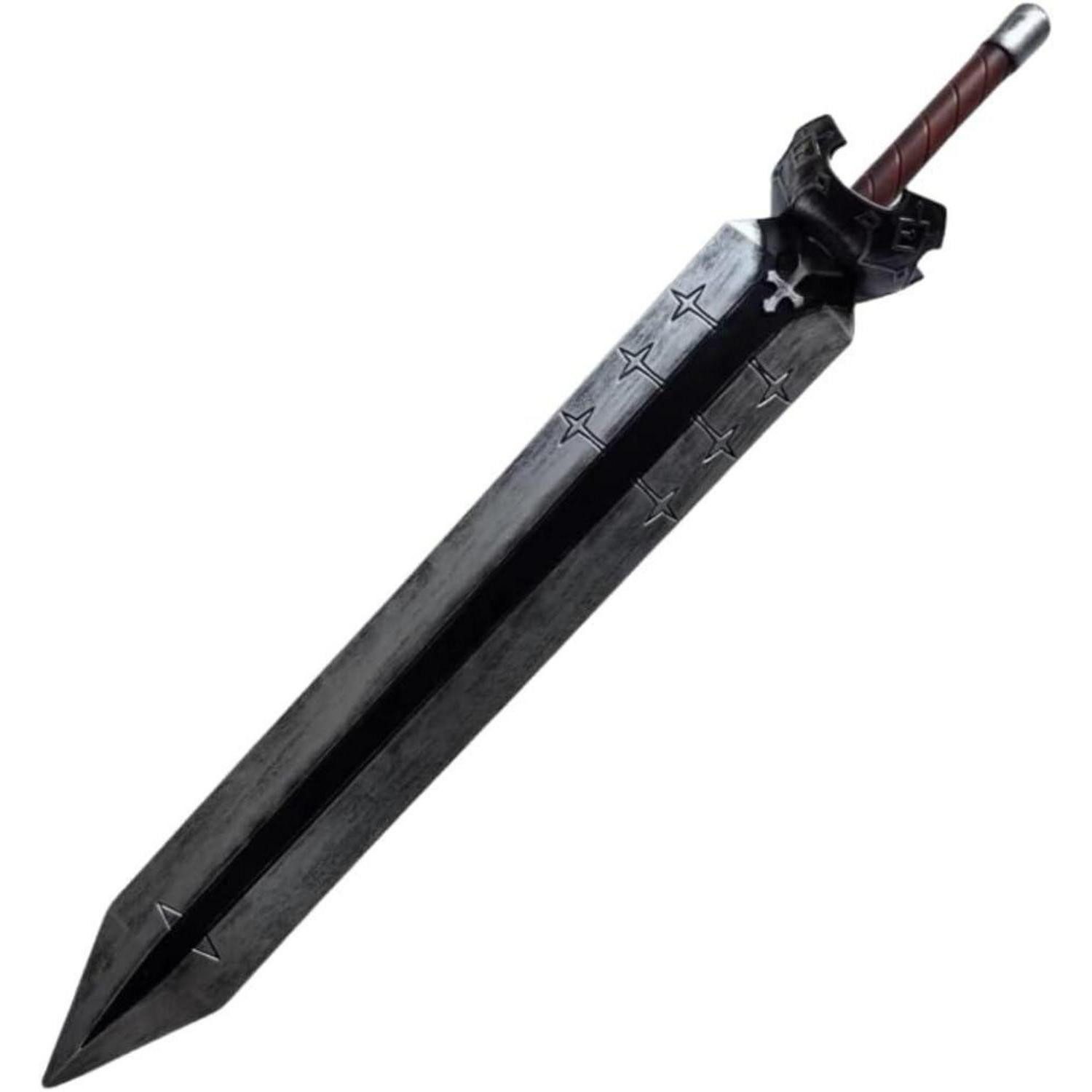 LuxusKollektion Spielzeug-Schwert Schwert Cosplay 100 cm Asta Clover schwarz LARP Schaumstoff