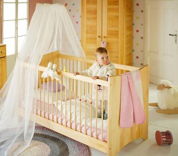 BioKinder - Das gesunde Kinderzimmer Babybett Emma, 70x140 cm mit Umbau-Bettseiten