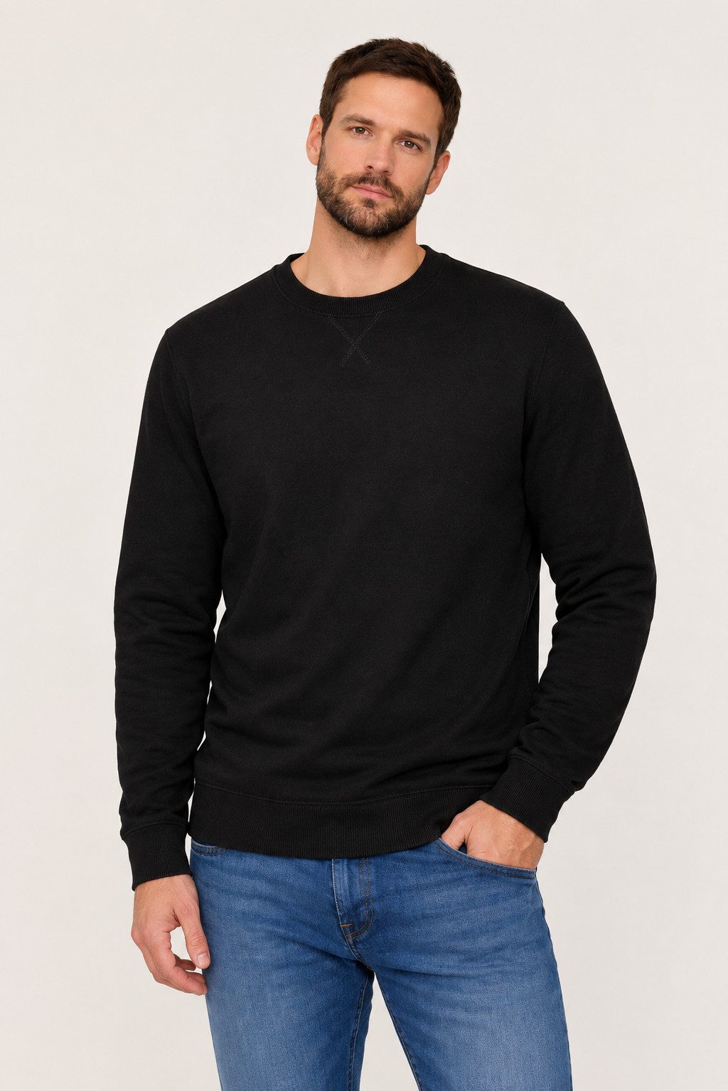 Sweatshirt Herren, Pullover Baumwolle