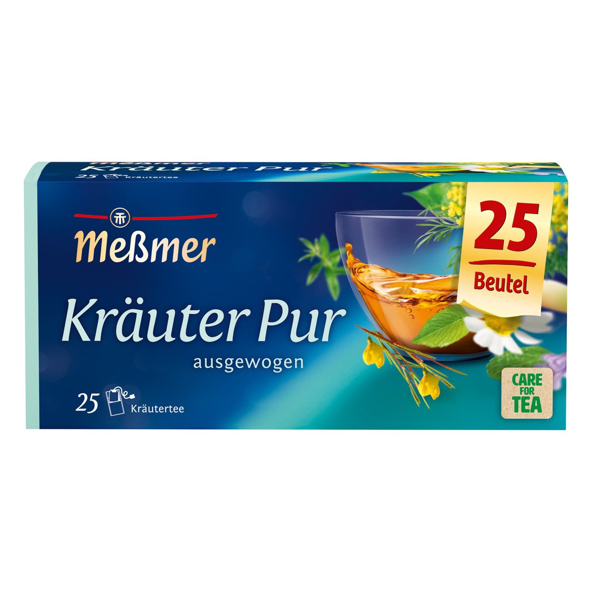 Meßmer Tee, Meßmer Kräuterteegetränk Pur würzig frischer Genuss 12er Pack