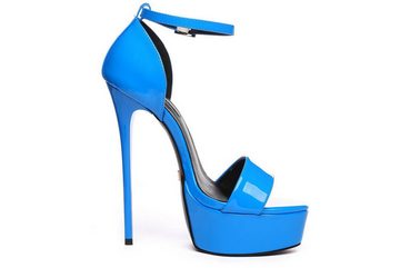 Giaro Galana 1002 Blue Shiny Sandalette