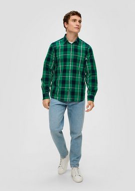 s.Oliver Langarmhemd Regular: Langarmhemd aus Baumwolle