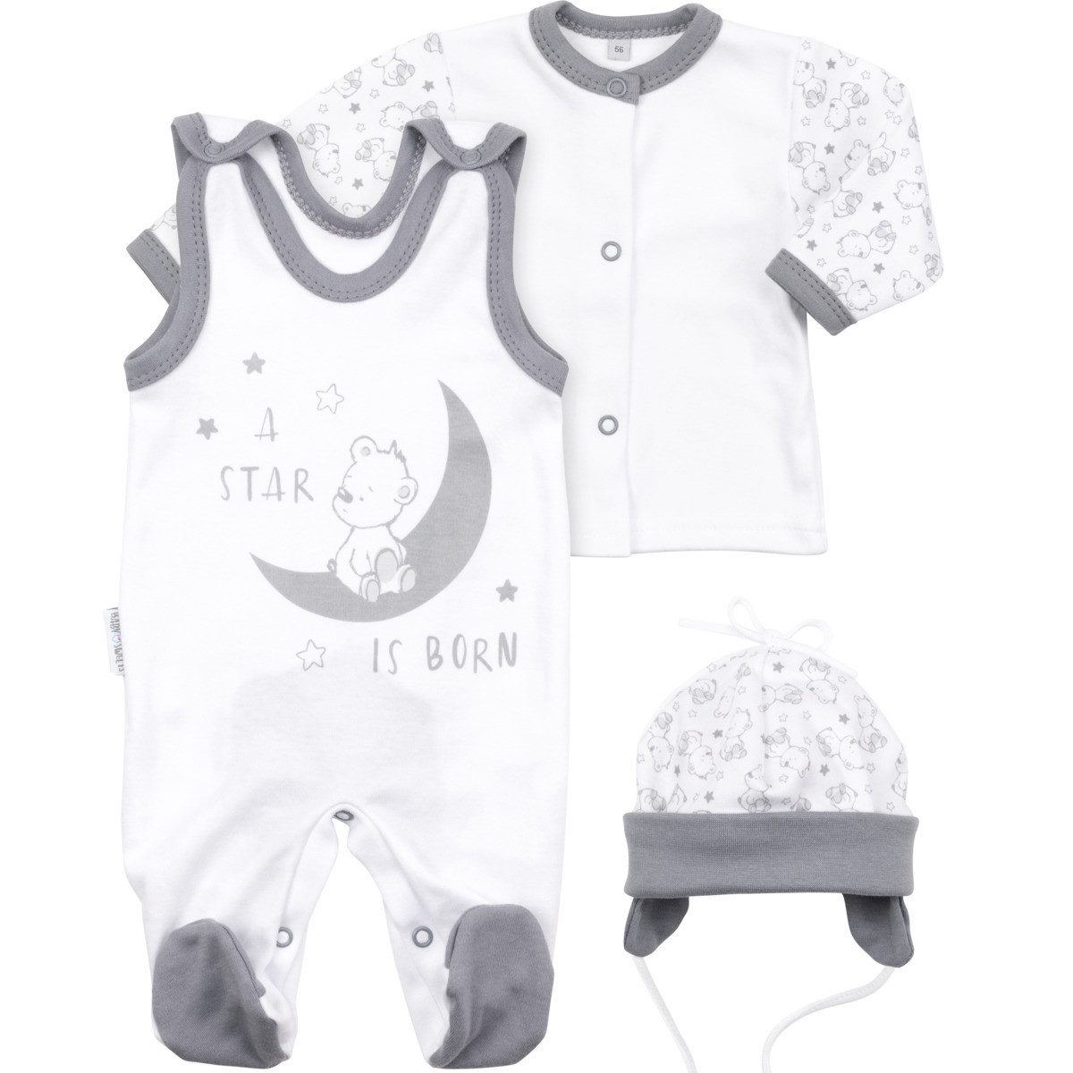 Baby Sweets Erstausstattungspaket A star is born Unisex Kinder (Set, 14-tlg., 14) Baby Erstausstattung Paket, Erstausstattungsset Baby, Neugeborene Set