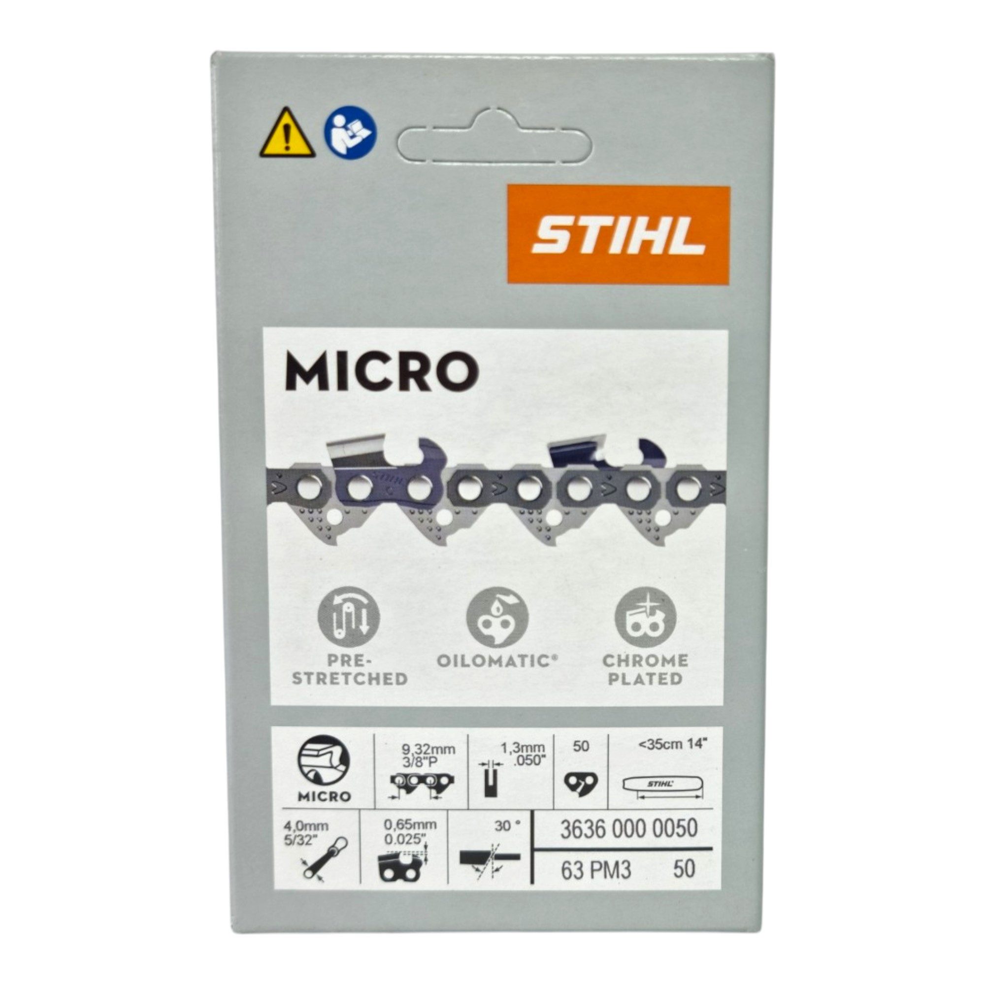 STIHL Ersatzkette 3/8" Picco Micro 3 (PM3) Sägekette 35 cm 3/8" P 1,3 mm 50 TG – Bild 2 von 2