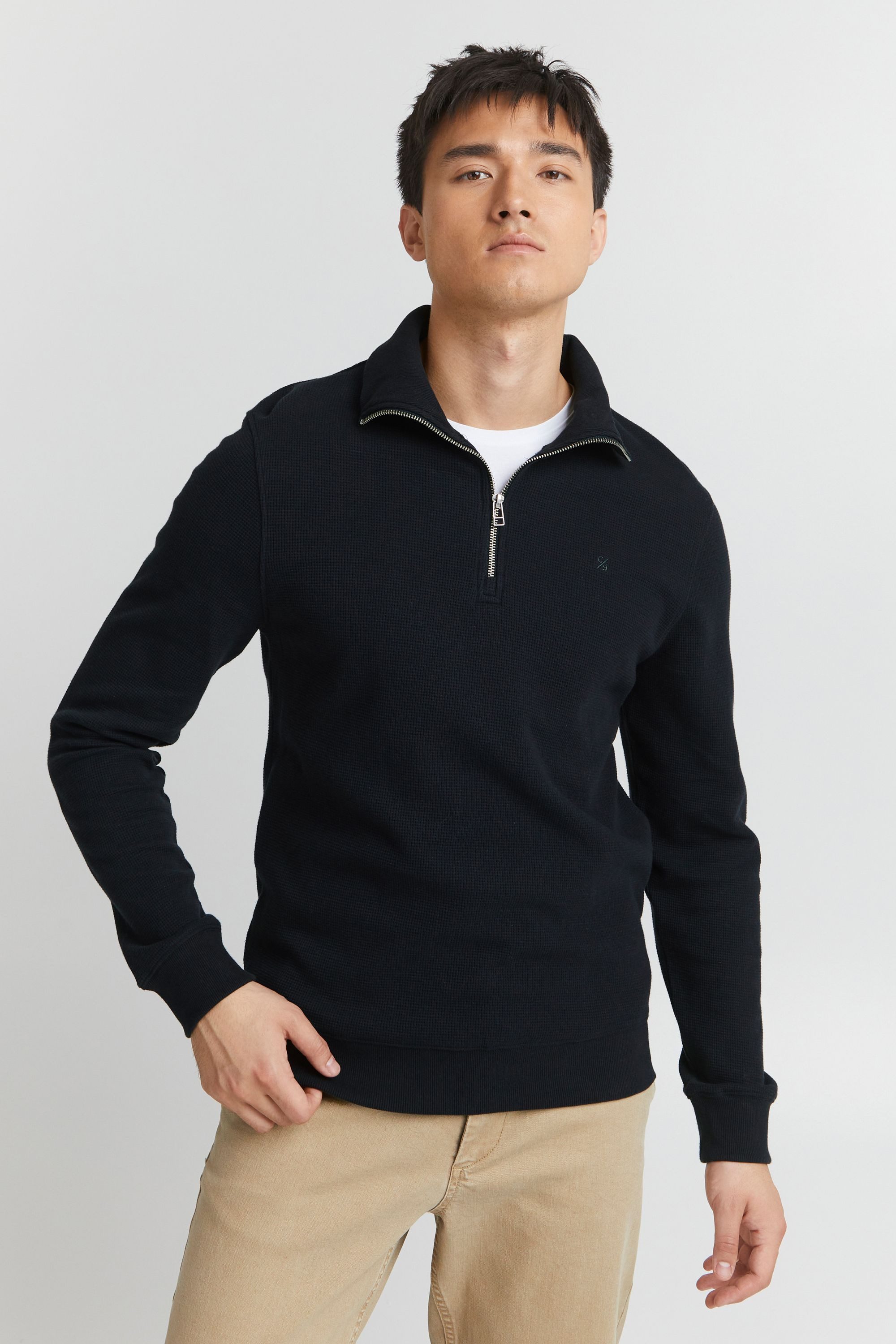 Troyer Sebastian waffle halfzip sweatshirt 20504420