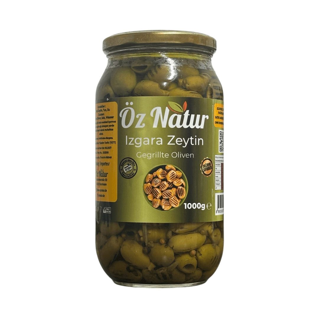 Öz Natur Gemüsekonserve, Gegrillte Grüne Oliven 1kg