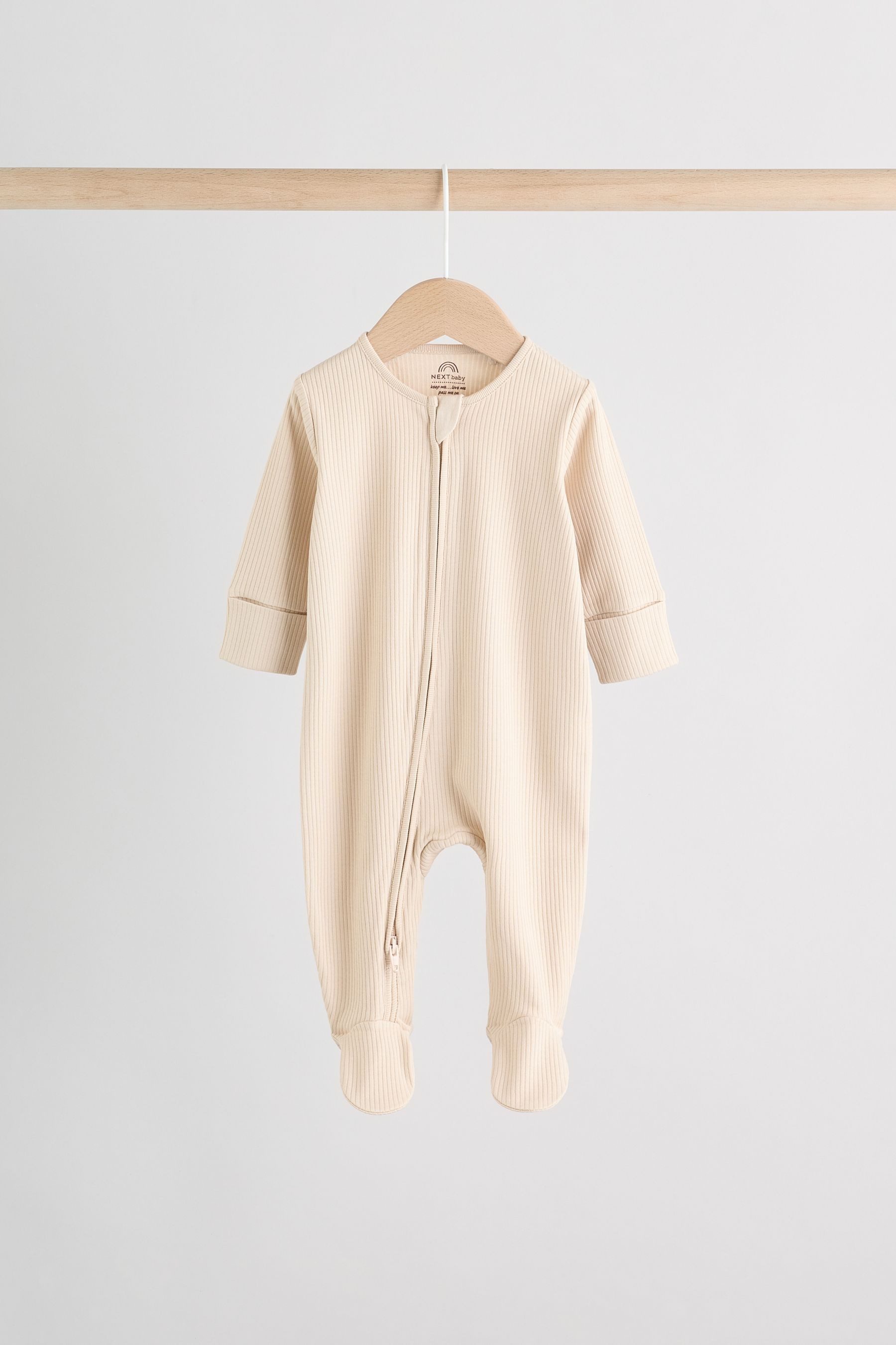 Next Schlafoverall 3er-Pack Babystrampler Zwei-Wege-Reißverschluss (3-tlg) – Bild 5 von 5