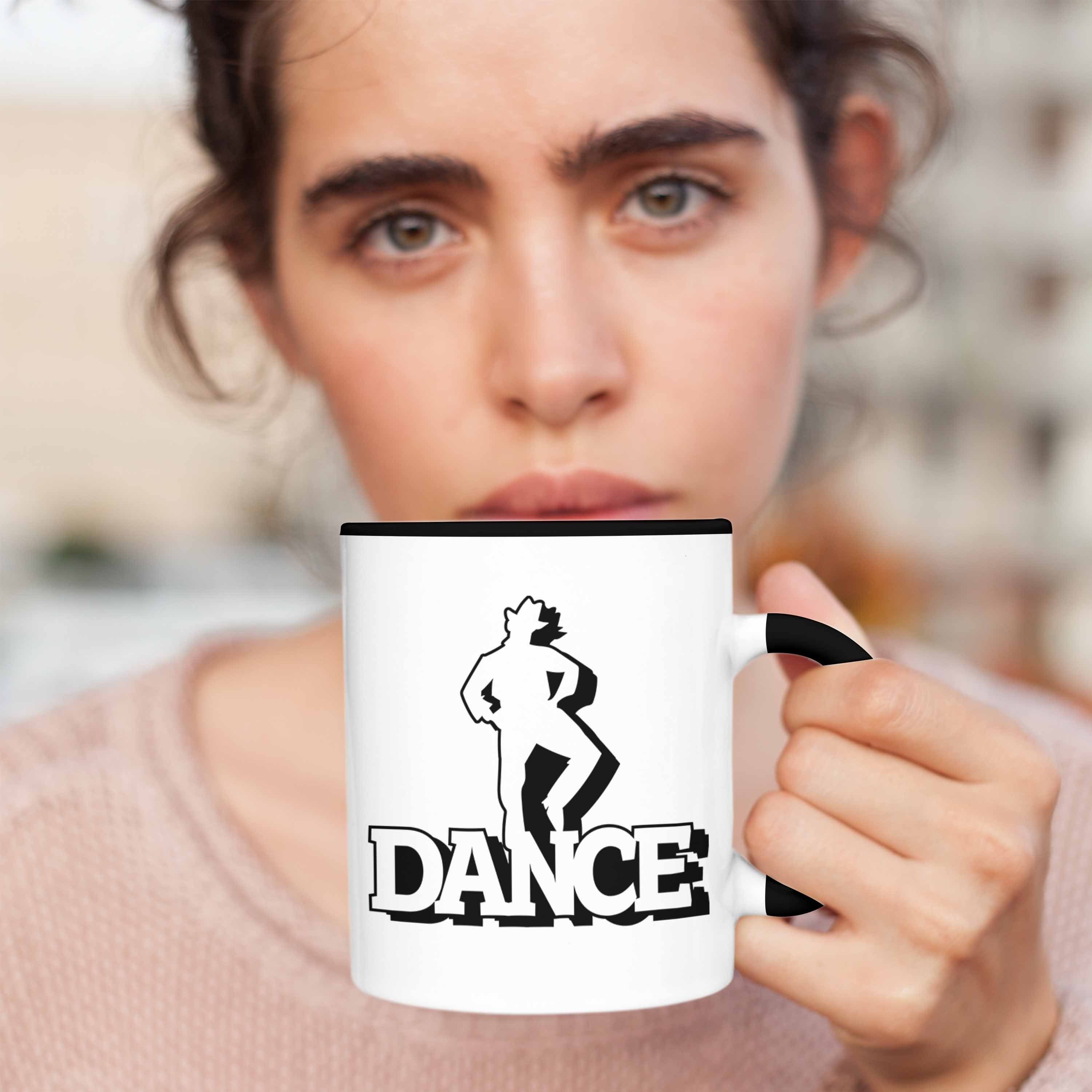 Trendation Tasse Lustige Tänzer Tänzer Geschenk und Tasse Schwarz "Dance" Tänzerinnen für