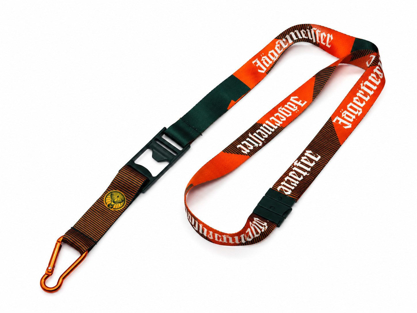 Jägermeister Schlüsselanhänger Jägermeister Schlüsselband mit Karabiner - Festival Schlüsselanhä