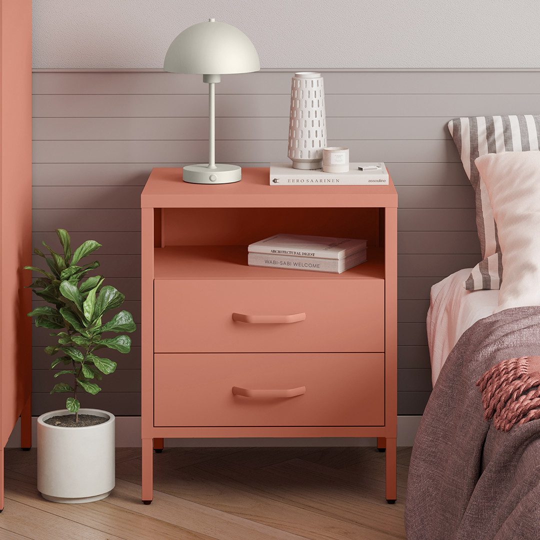 skølm Nachttisch Mizar (2-St., Beistelltisch), kompakt, mit 2 Schubladen günstig online kaufen