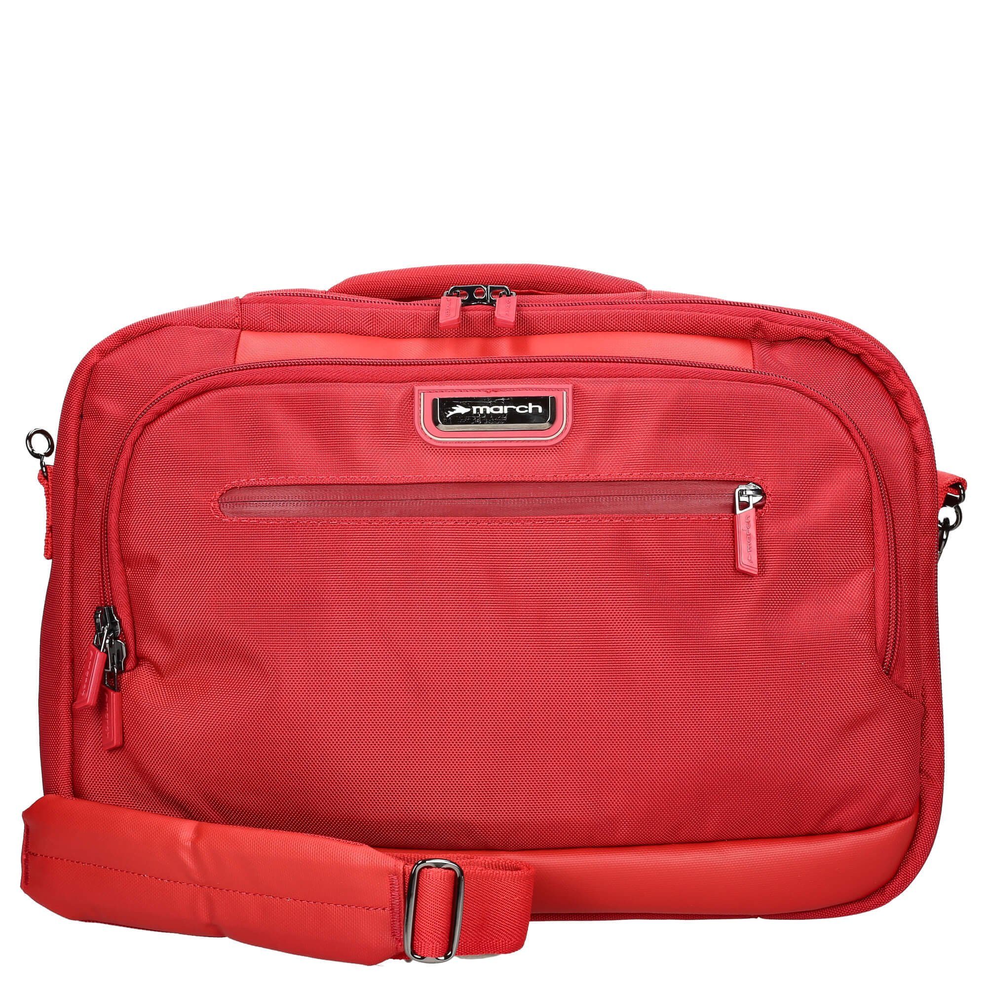March15 Trading Businesstasche Rolling Bags take Away - Laptoptasche 42 cm red