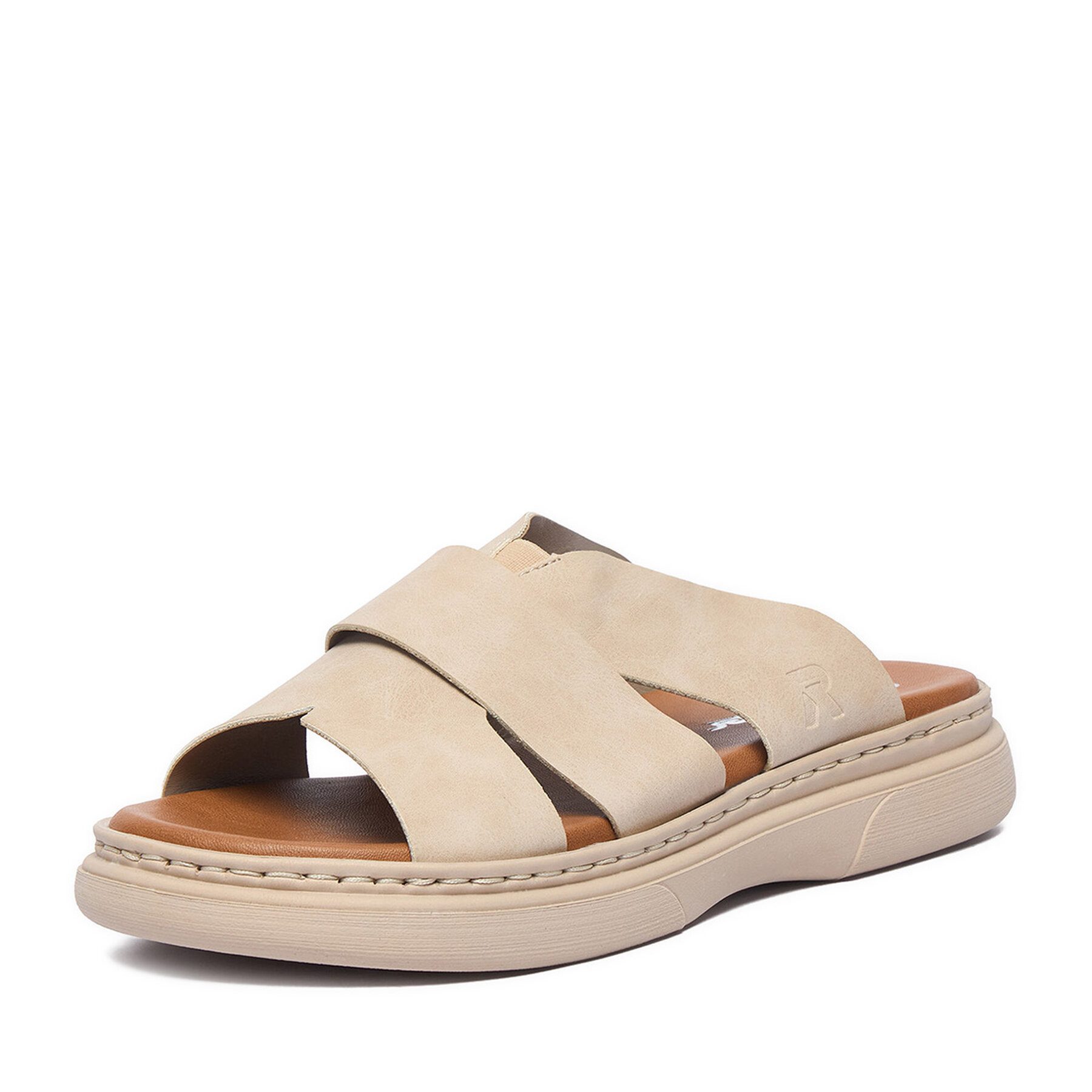 Rieker Rieker Damen-Flip-Flops Beige V3089-62 Badepantolette