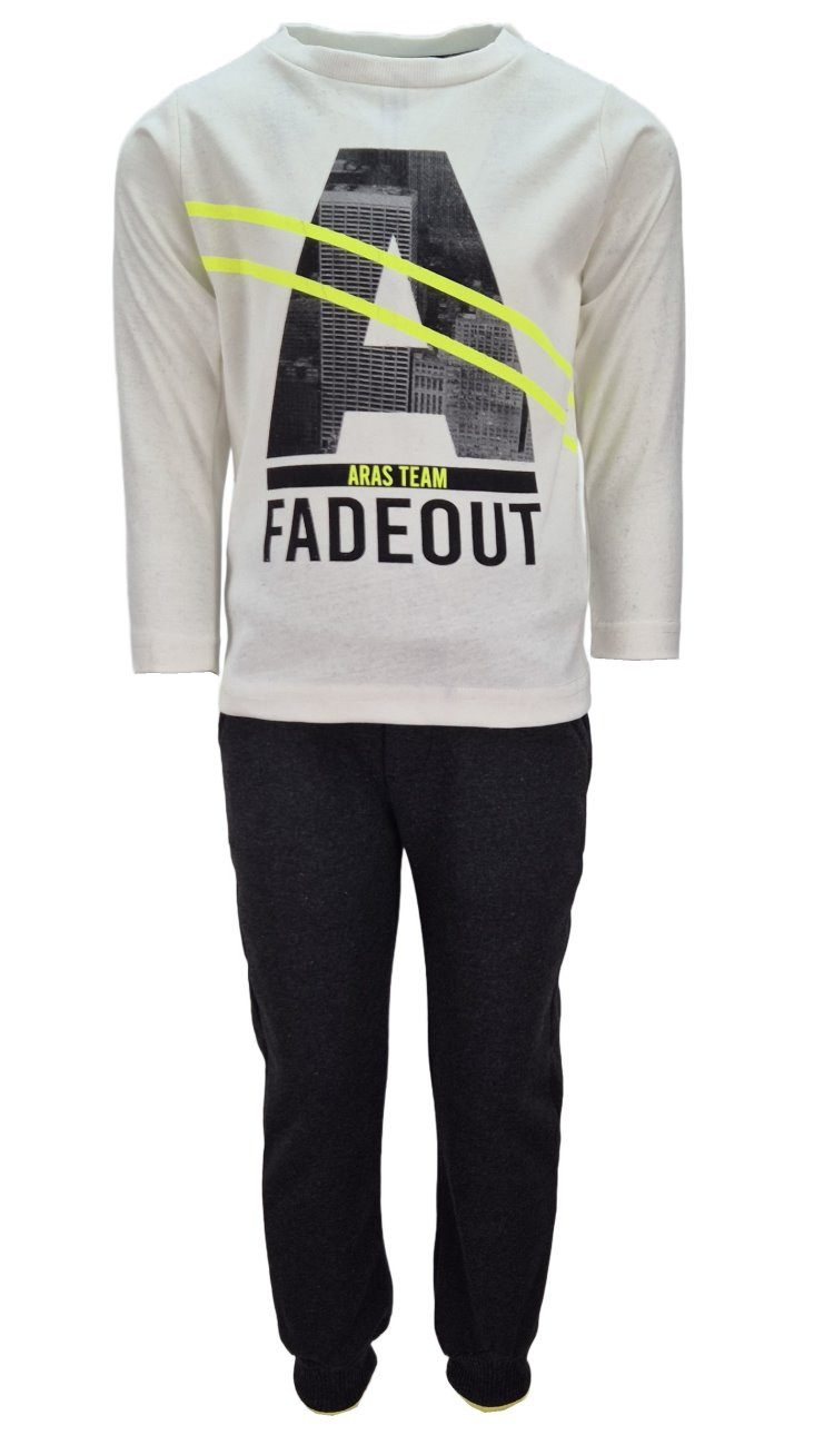 Fashion Boy Sweatanzug 3-Teiliger Sweatanzug mit Jacke Jogginganzug Freizeitanzug JFT6314a