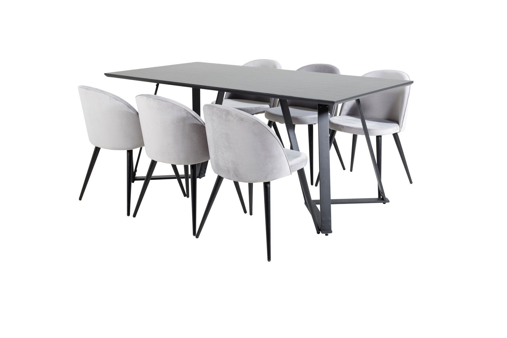 ebuy24 Essgruppe MarinaBLBL Essgruppe Esstisch schwarz günstig online kaufen