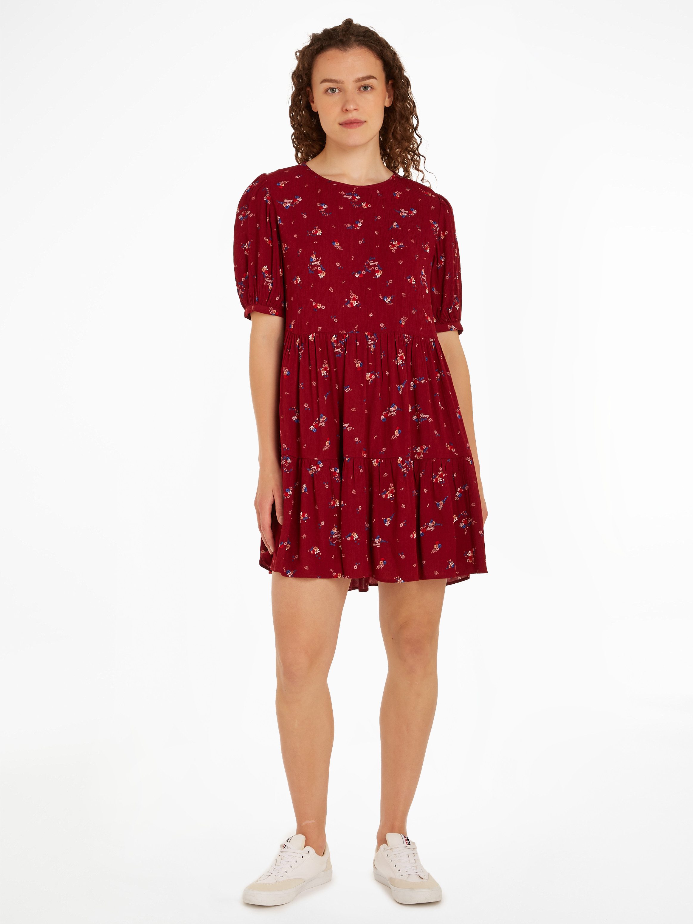 Tommy Jeans Blusenkleid TJW FLORAL TIERED günstig online kaufen