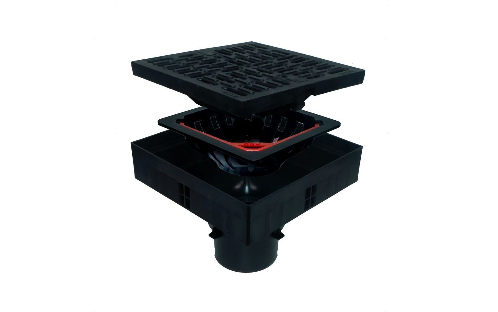 ACO Severin Ahlmann GmbH & Co. KG Haus- und Hofablauf XtraPoint Punktablauf mit Kunststoffrost