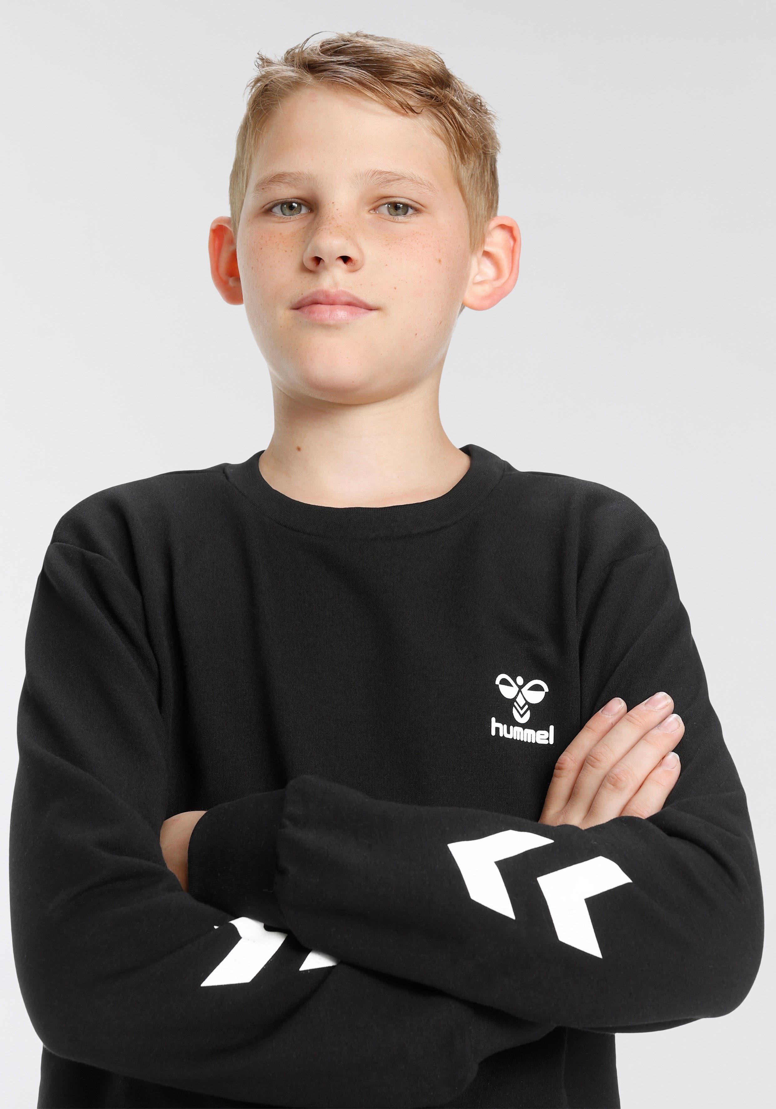 schwarz TRACKSUIT (2-tlg) Kinder - hummel VENTI Trainingsanzug für