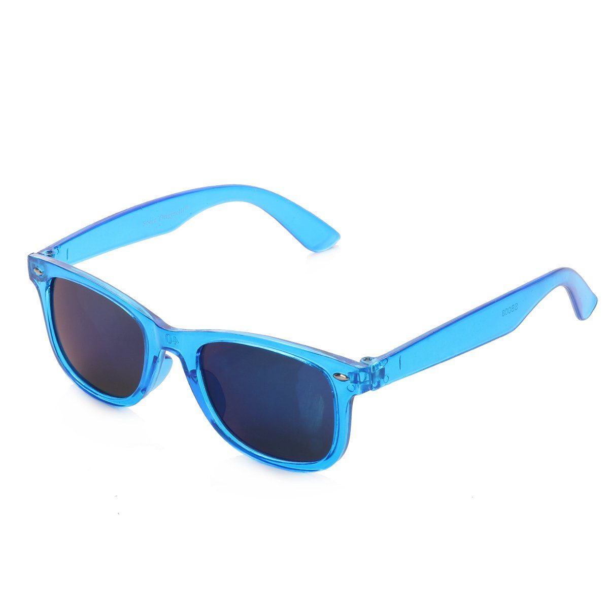 Style" Kinder Verspiegelt Brille Sonnenbrille Transparent Sonia Sonnenbrille blau Originelli Onesize "Kids