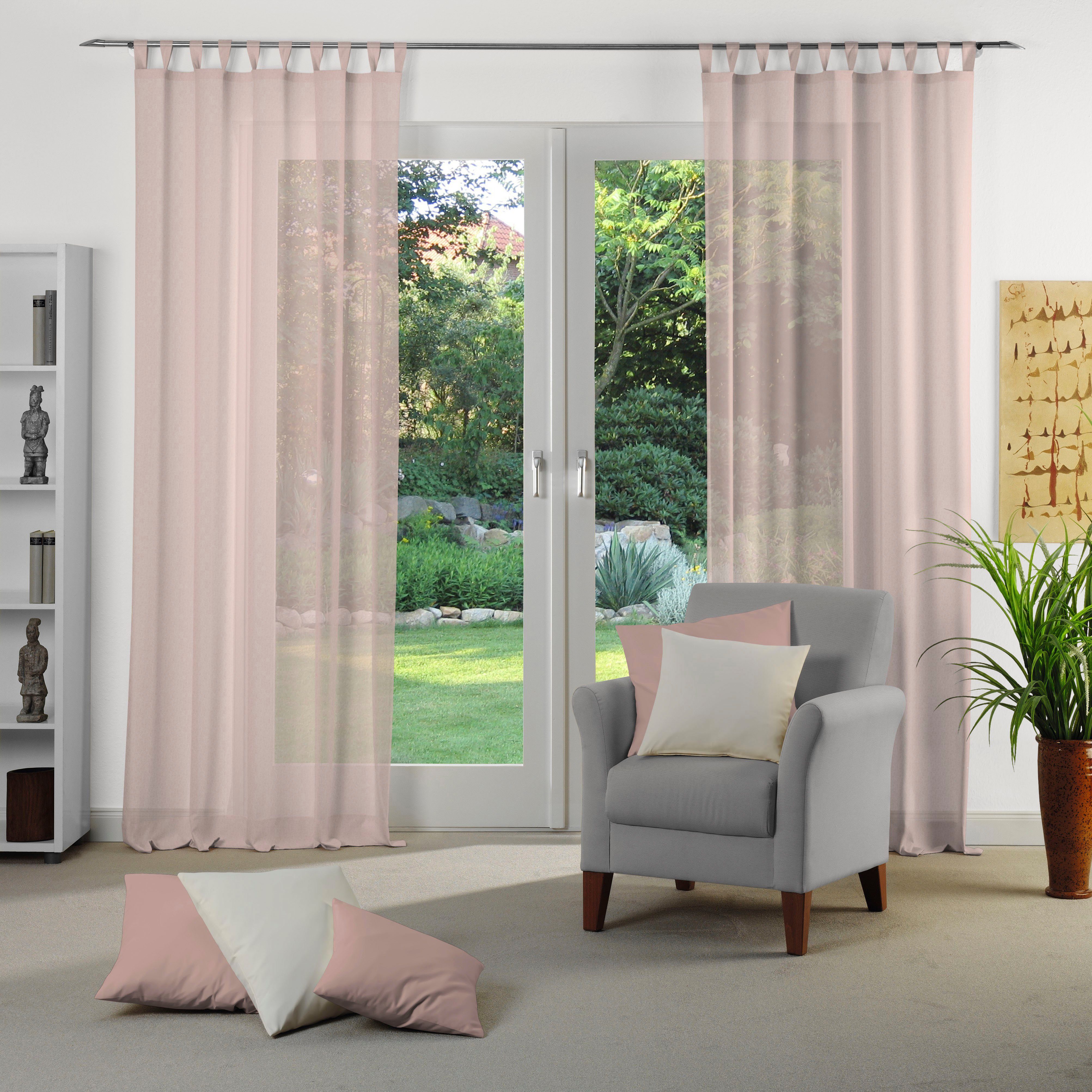 Wirth Vorhang "Sunday" Schlaufen 1 Stk. tlg. nach Maß günstig online kaufen