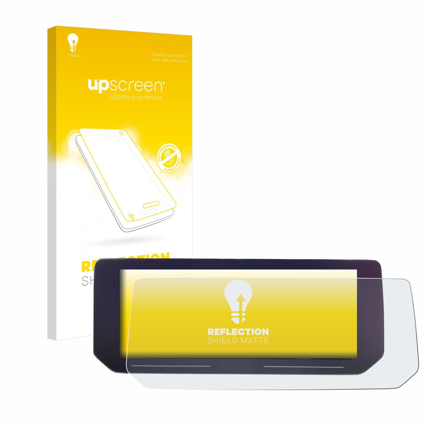 upscreen Displayschutzfolie Schutzfolie für BMW K 1600 GTL Connectivity TFT 10.25", Displayschutz Schutz Folie Matt Entspiegelungsfolie