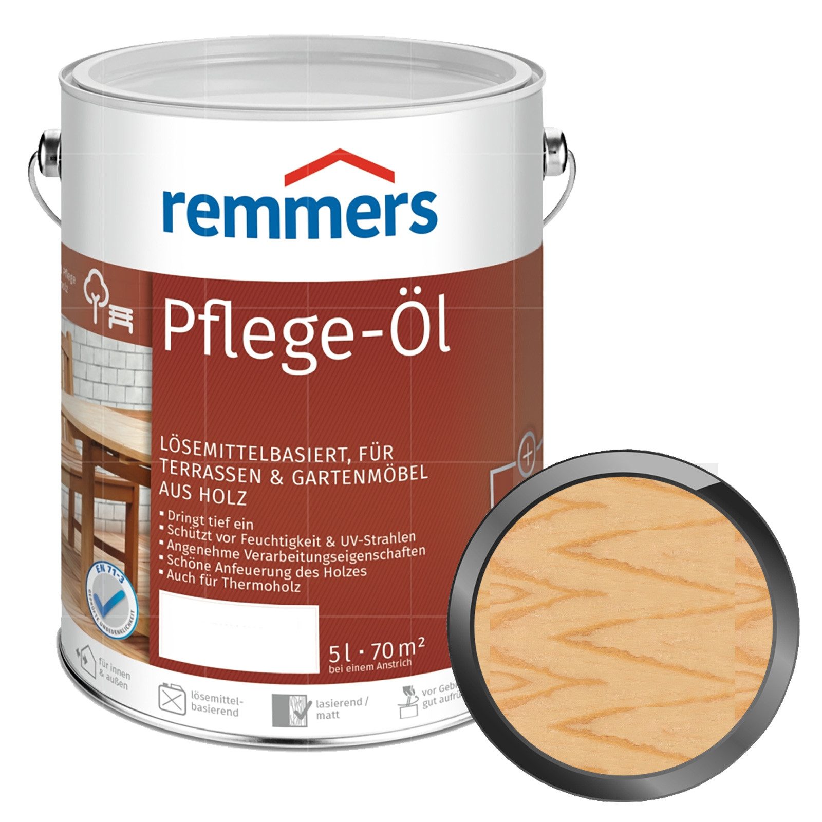 Remmers Holzöl PFLEGEÖL - 5 LTR
