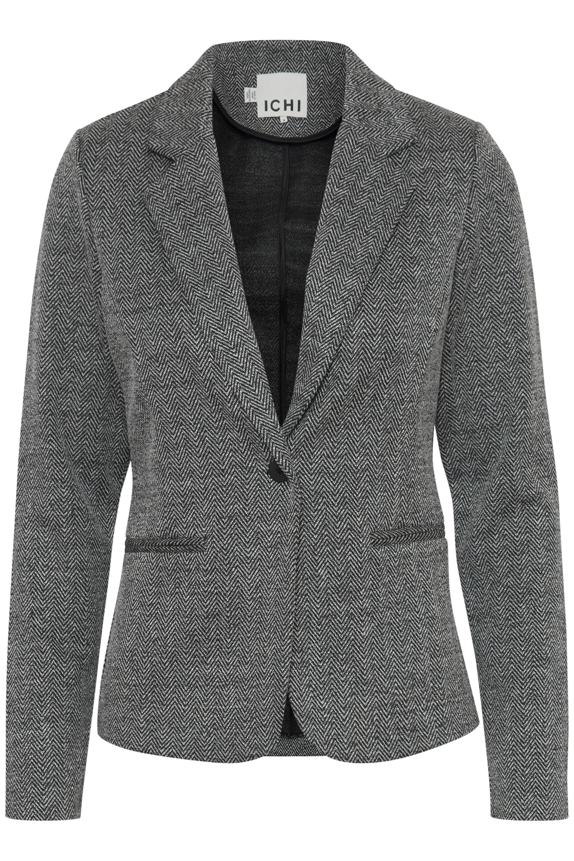 Black/White Herringbone