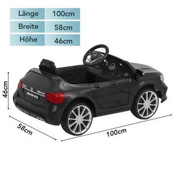 EXTSUD Elektro-Kinderauto Elektroauto für Kinder Benz AMG GLA45 12-V-Batterie30 kg Tragfähigkeit, 3 Geschwindigkeiten, 2 Motoren, USB-Anschluss