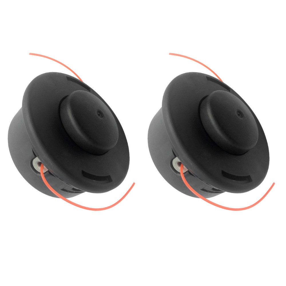 Trade-Shop Rasentrimmer-Ersatzspule Fadenkopf 2x passend für Stihl FS480 FS490 FS560 ersetzt AutoCut 40-2, (2-St), Nylon Doppelfaden / M12 x 1,5mm Linksgewinde / Ersatz für Motorsense