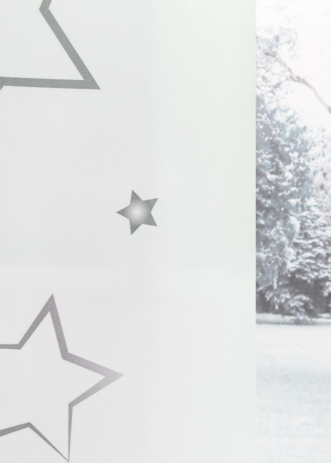 LYSEL® Schiebegardine Sternenspiel (1 St), halbtransparent, günstig online kaufen