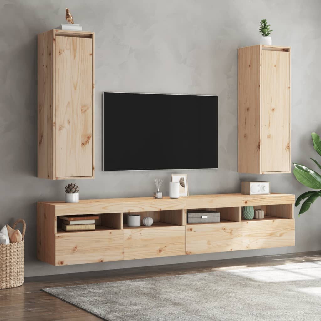 vidaXL Regal Wandschränke 2 Stk. 30x30x100 günstig online kaufen