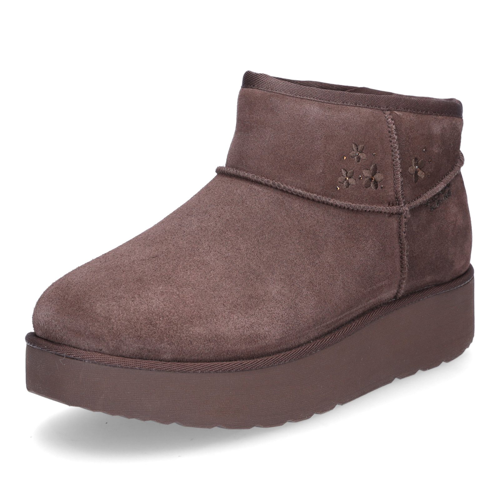 Skechers Skechers Damen Bootie Keep Cozy dunkelbraun Ankleboots