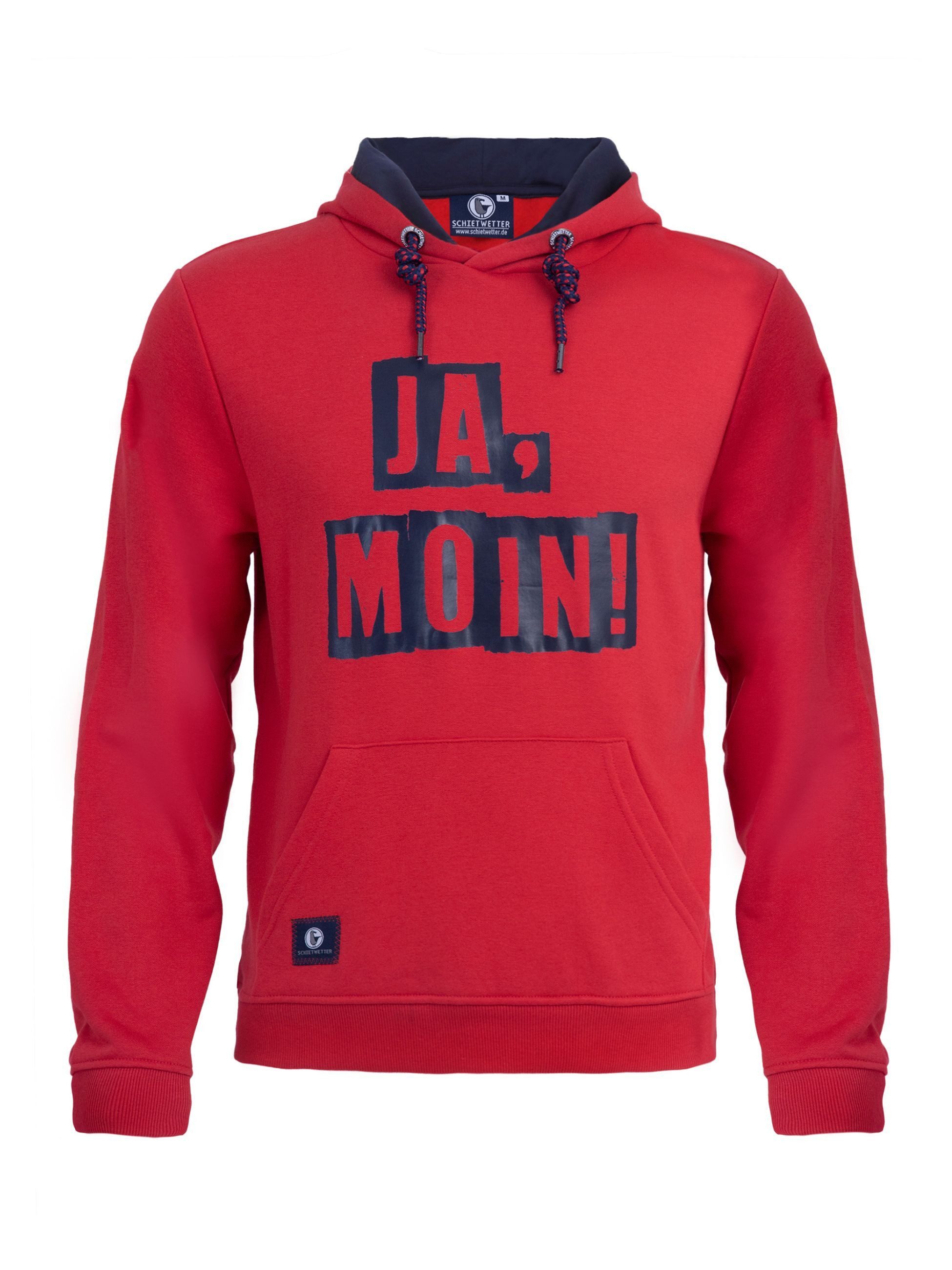 Schietwetter Kapuzenpullover Herren Hoodie "Ja Moin" günstig online kaufen