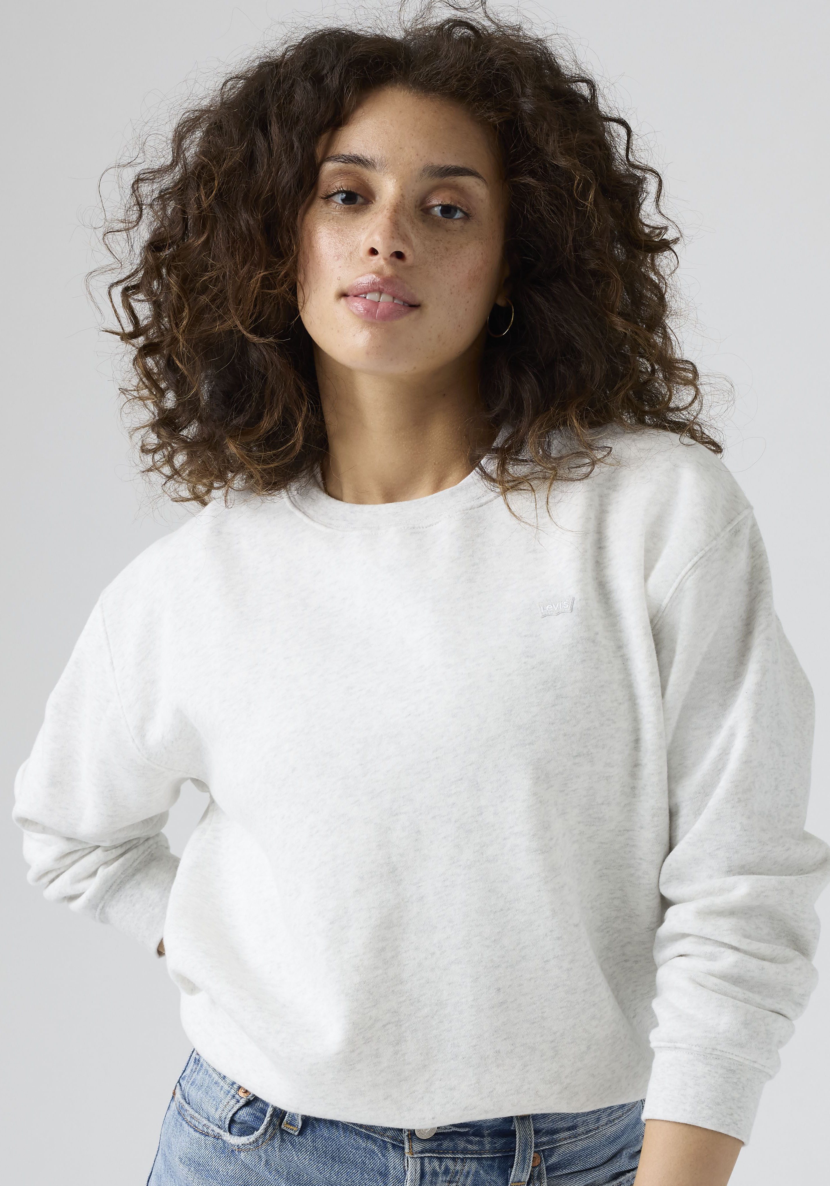 Levi's® Sweatshirt EVERYDAY CREW SWEATSHIRT mit kleinem Logo auf der Brust