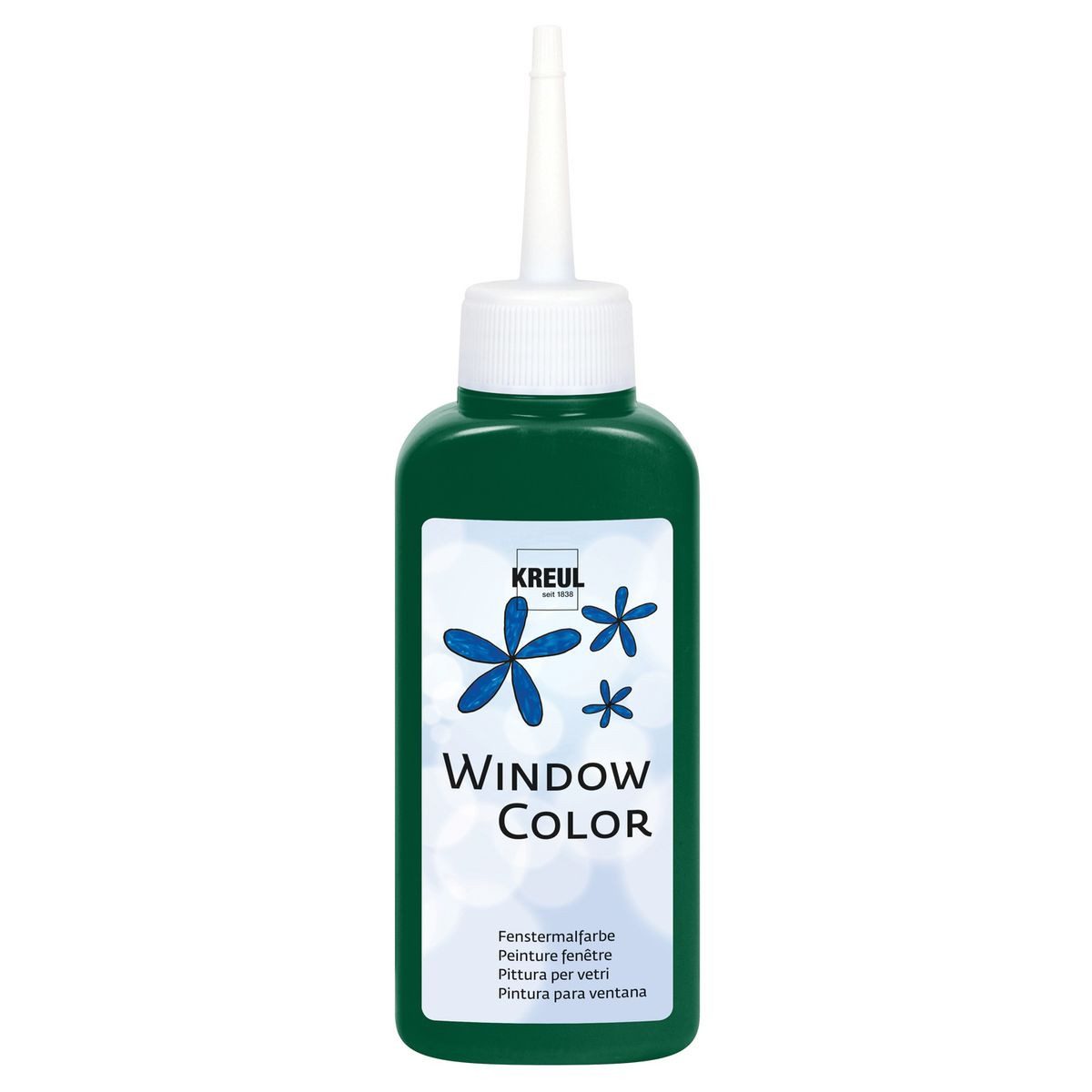 Wasserfarbe KREUL Window Color moosgrün 80ml Flasche