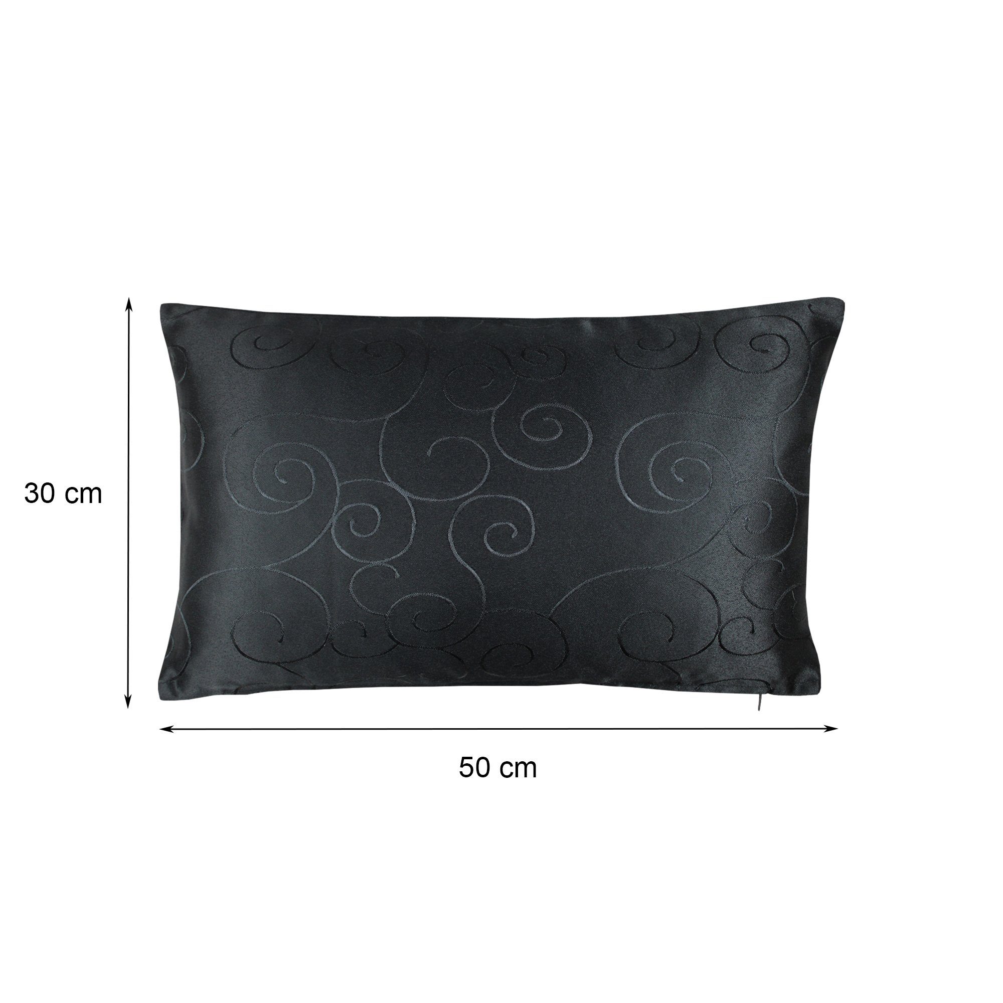 Haus und Deko Kissenbezug Kissenbezug Damast Circle Ornamente, (1 Stück) günstig online kaufen