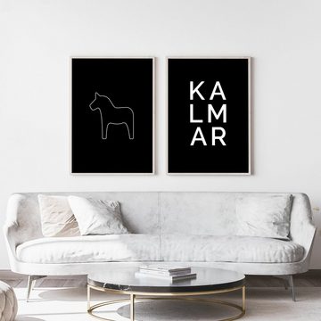 NORDIC WORDS Poster Stadt KALMAR