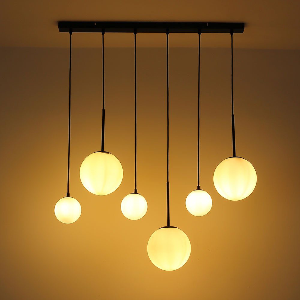 GLOBO LIGHTING Hängeleuchte, Leuchtmittel nicht inklusive, Pendelleuchte Esszimmerlampe Hängeleuchte Deckenleuchte 6-Flammig