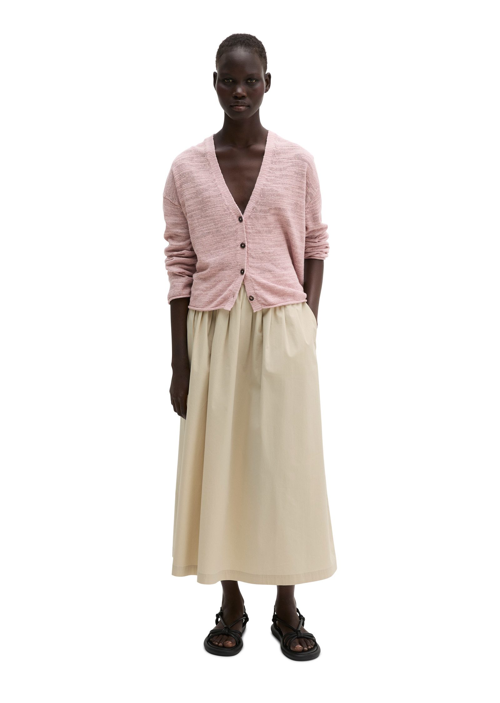 Marc O'Polo Cardigan aus Leinen-Baumwolle-Mix – Bild 5 von 5