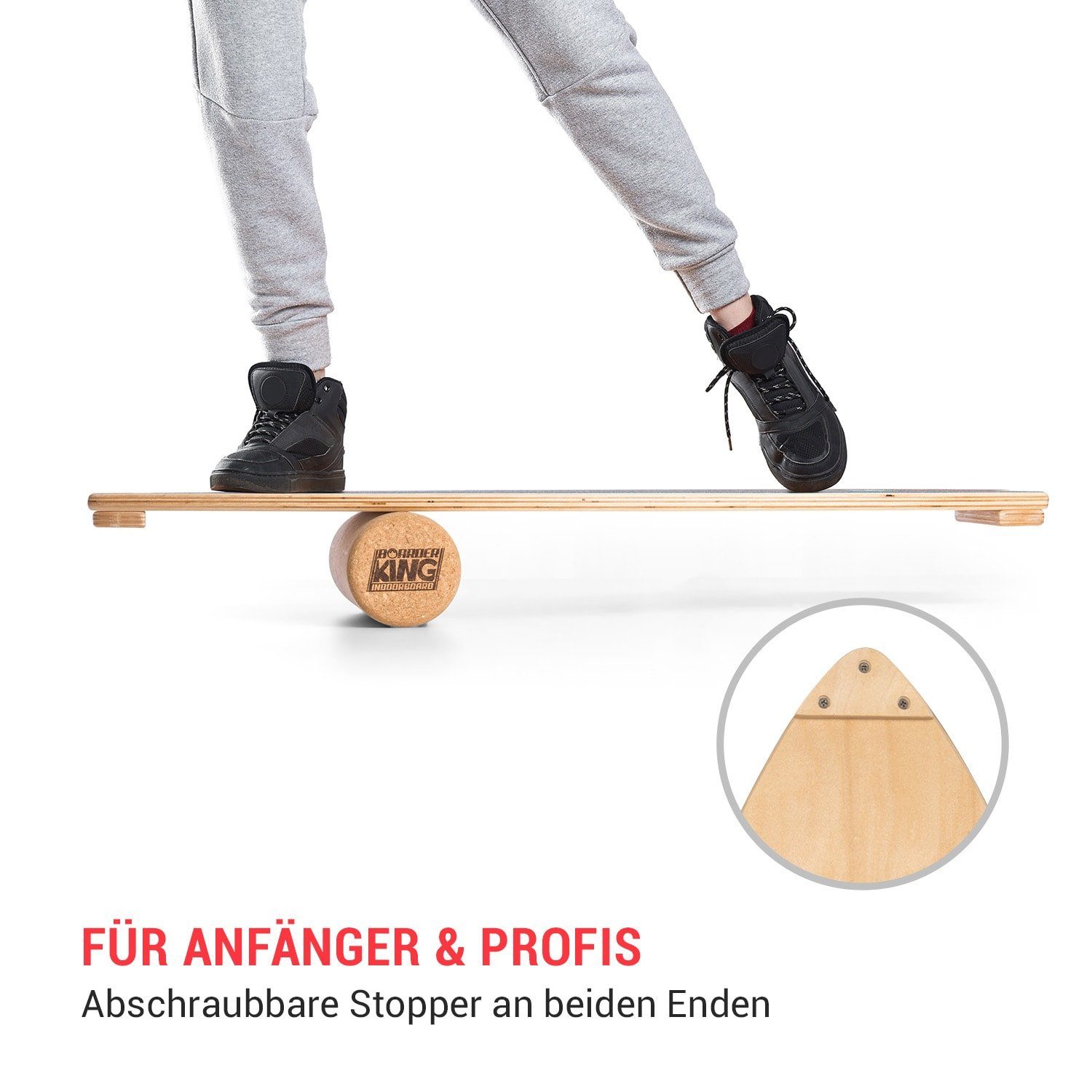 BoarderKING Gleichgewichtstrainer Wave Indoorboard