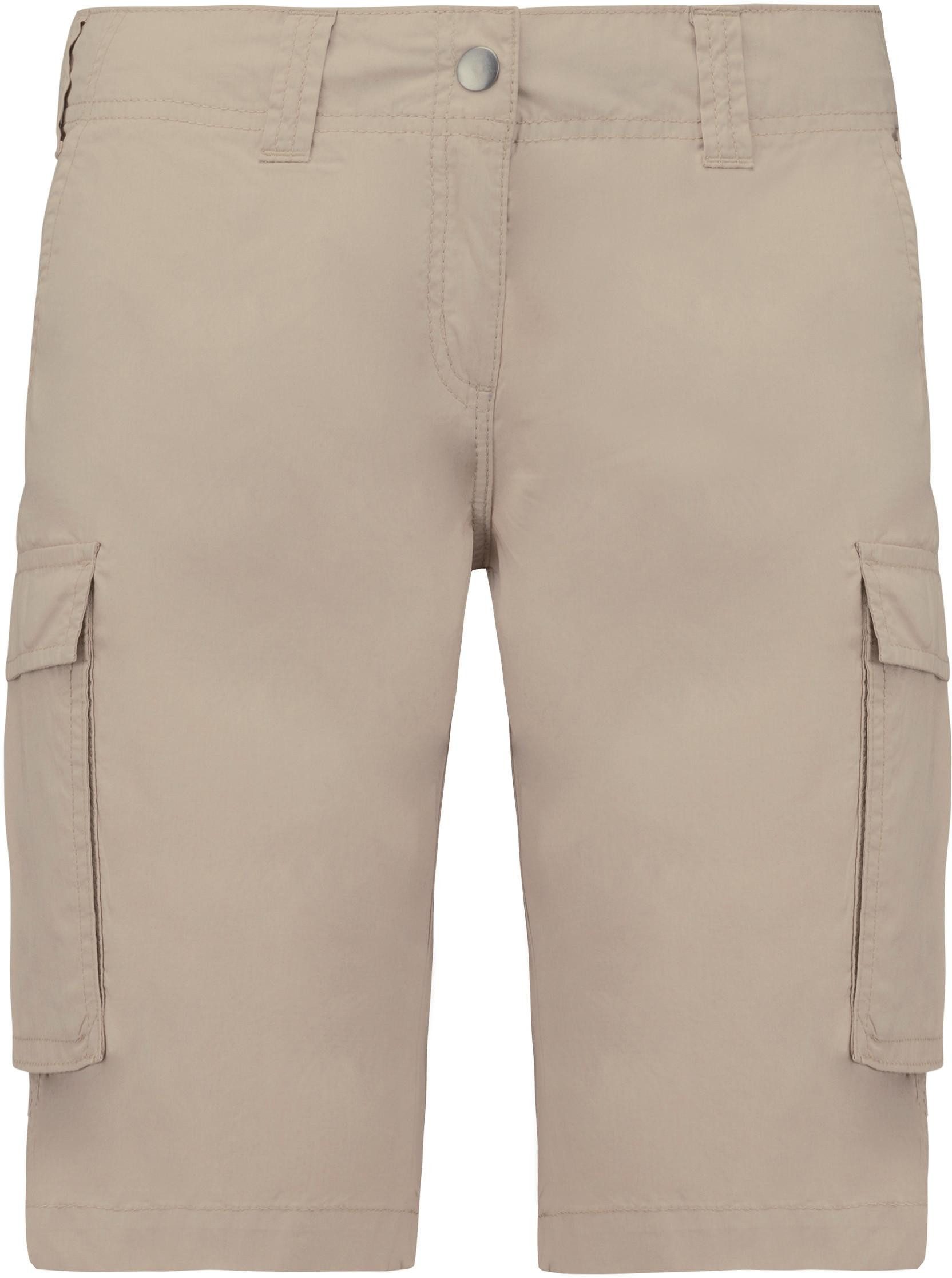 Kariban Shorts Leichte Bermuda-Shorts für Damen mit mehreren Taschen