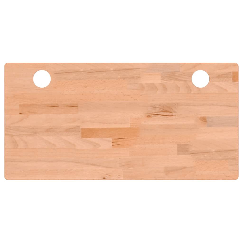 vidaXL Schreibtischplatte Schreibtischplatte 80x40x2,5 cm Massivholz Buche