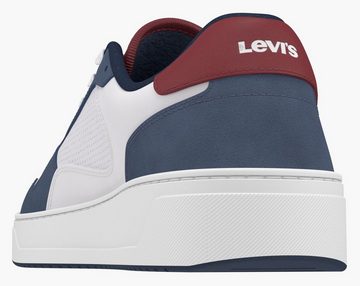 Levi's® PIPER Sneaker, modische Kontrastbesätzen, Freizeitschuh, Halbschuh, Schnürschuh