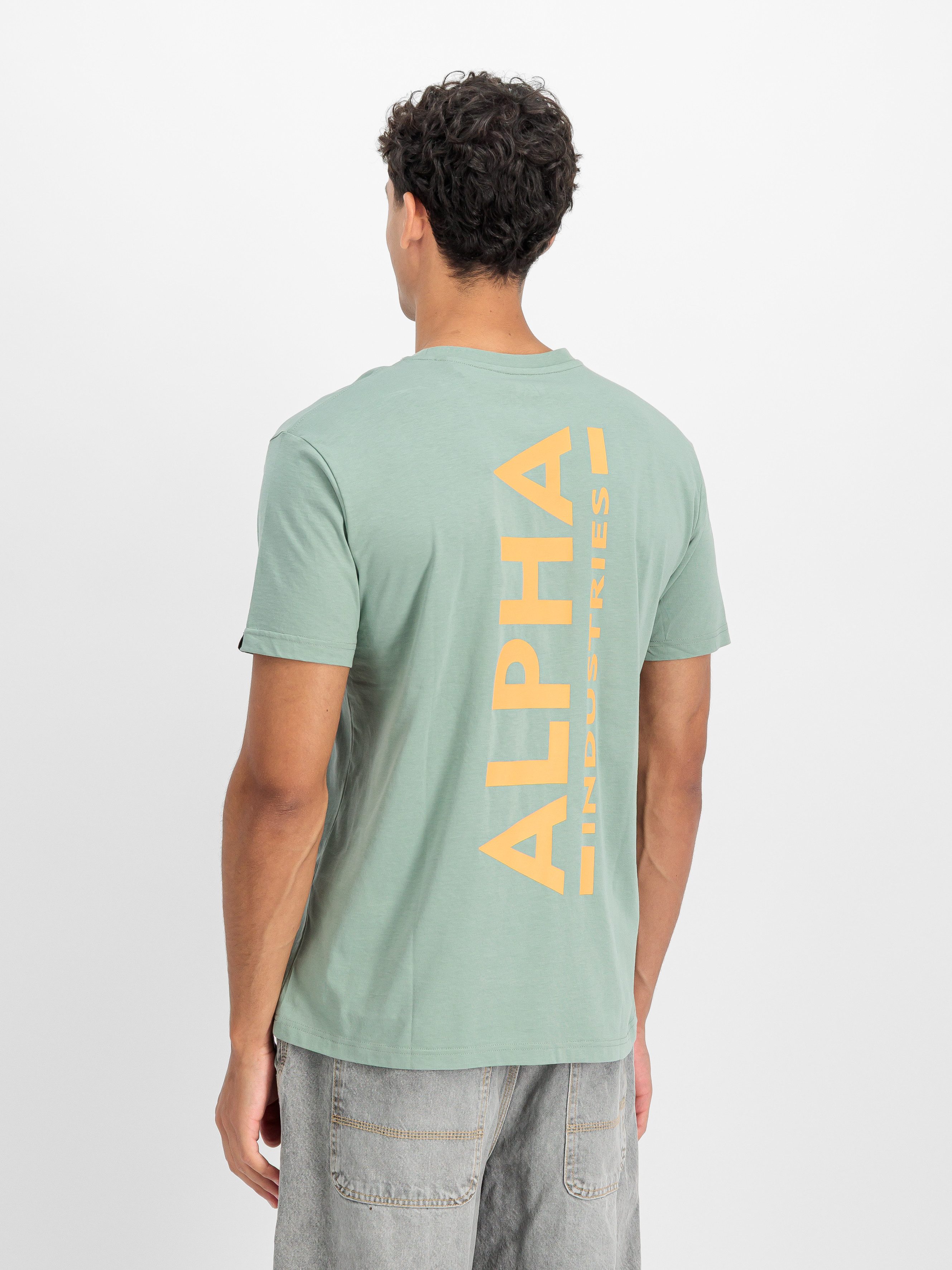 Alpha Industries Rundhalsshirt Backprint T günstig online kaufen