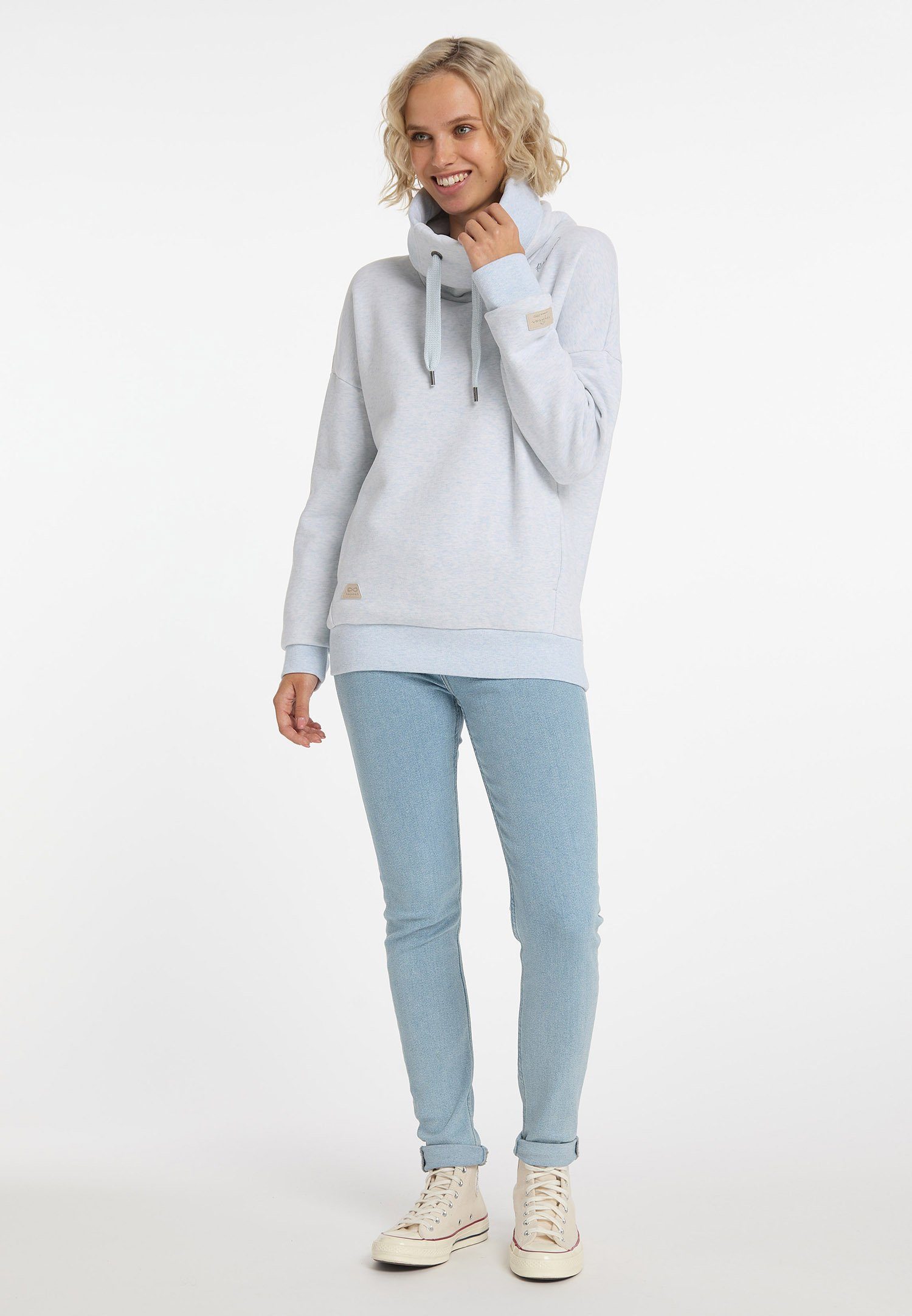 Ragwear Sweatshirt JULISSA Nachhaltige & Vegane Mode BLUE LIGHT
