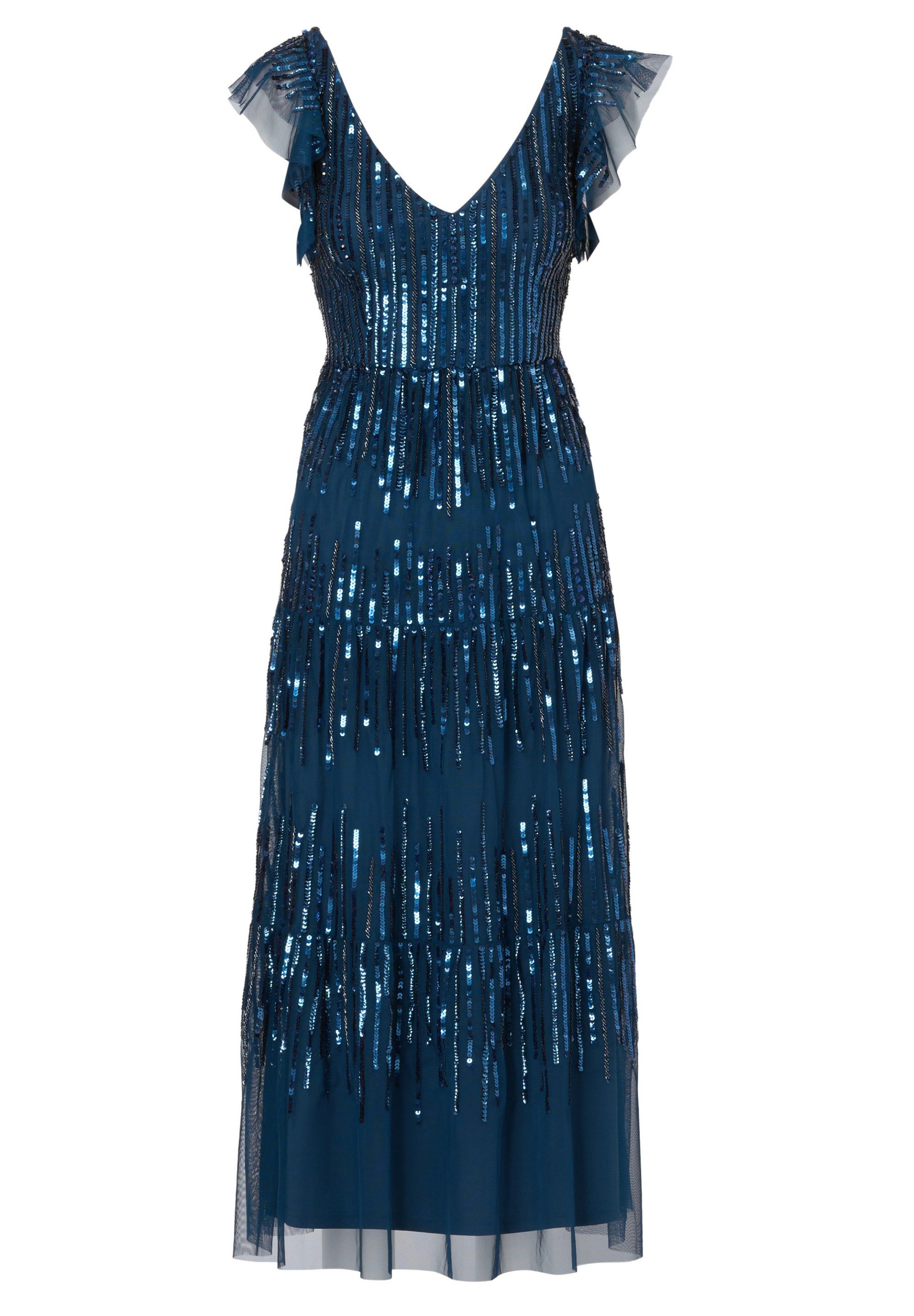 Adrianna Papell Abendkleid Beaded Mesh Tier Gown Glamourös, schimmernd, sti günstig online kaufen